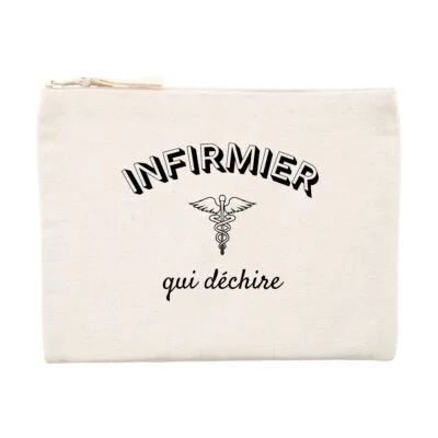 Pochette infirmier - Infirmier qui déchire