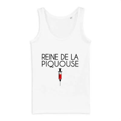 Débardeur infirmière - Reine de la piquouse