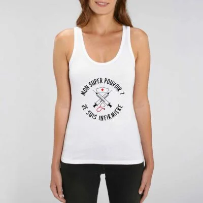 Débardeur infirmière - Super pouvoir