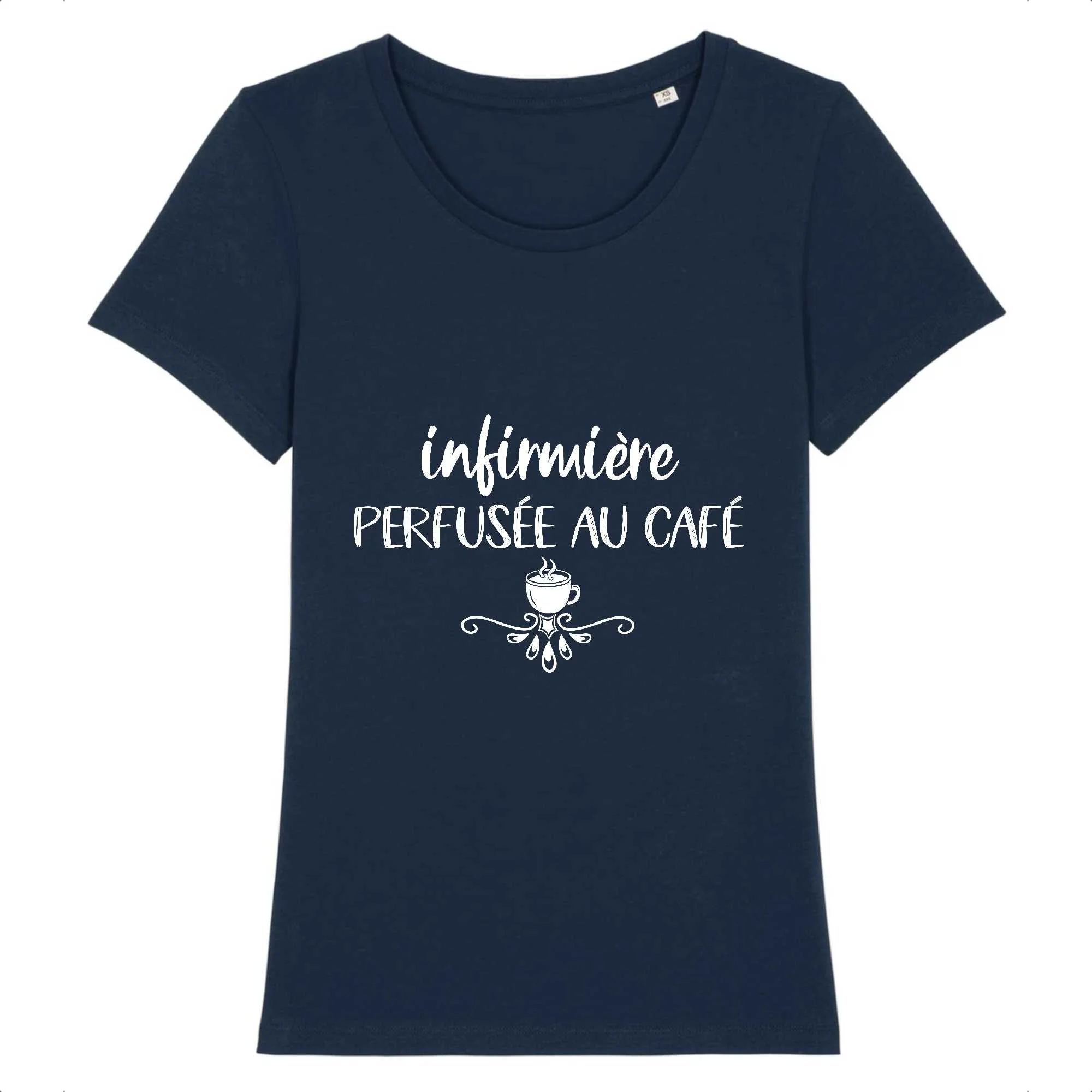 T-shirt infirmière - Perfusée au café