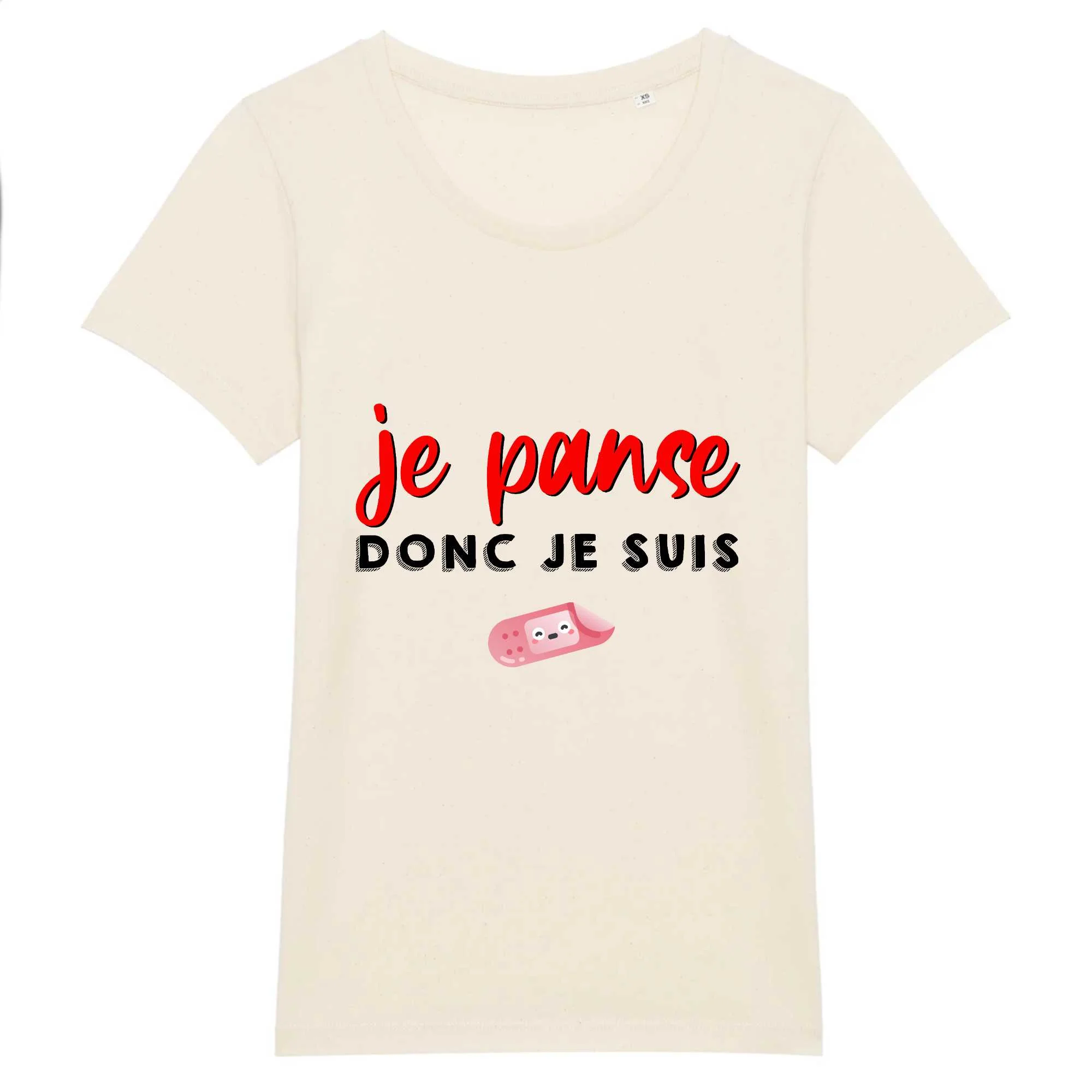 T-shirt infirmière - Je panse donc je suis