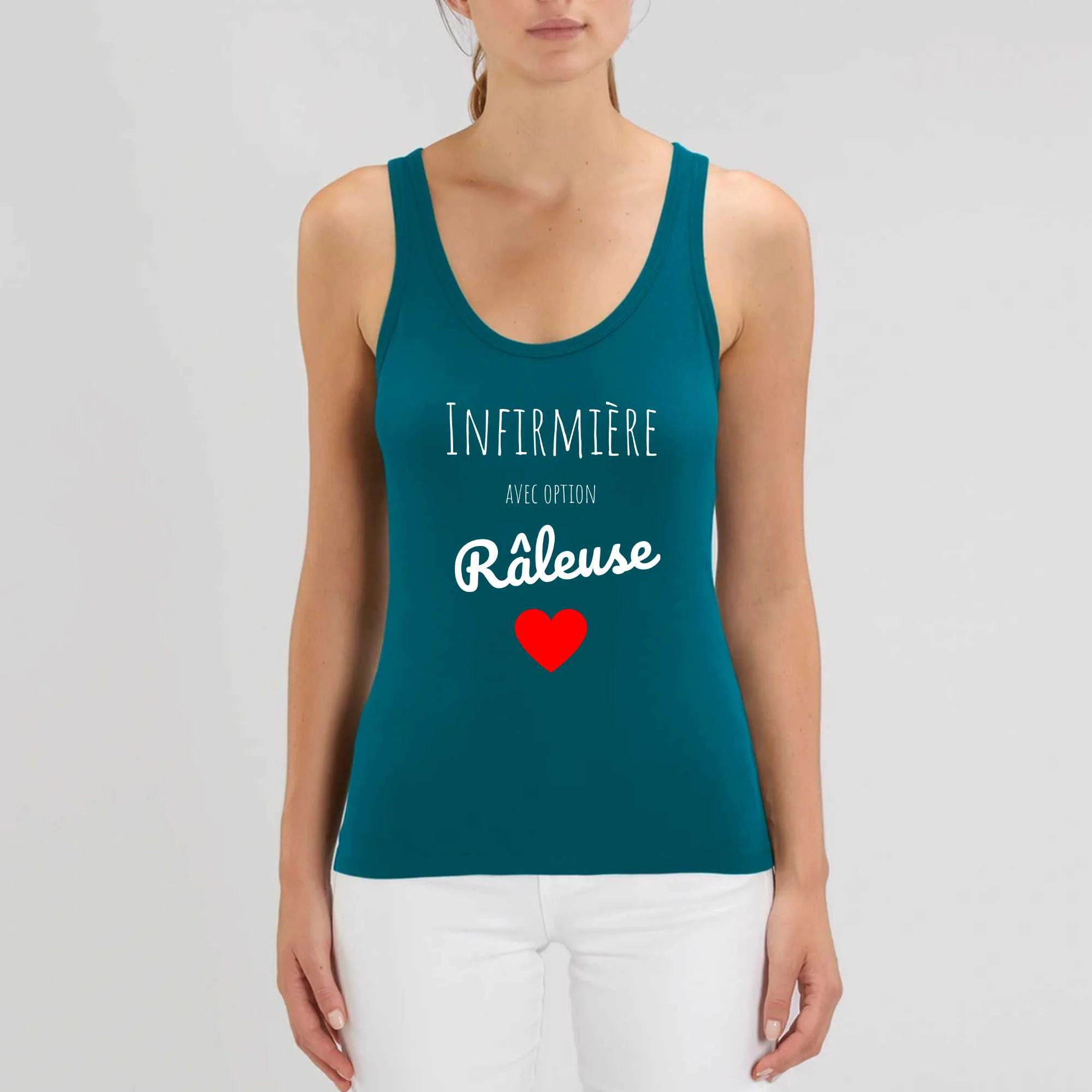 Débardeur infirmière - Option râleuse