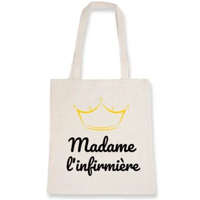 Totebag infirmière – Madame l`infirmière