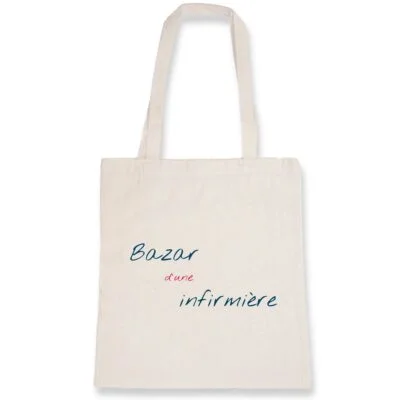 Totebag infirmière – Bazar d’une infirmière